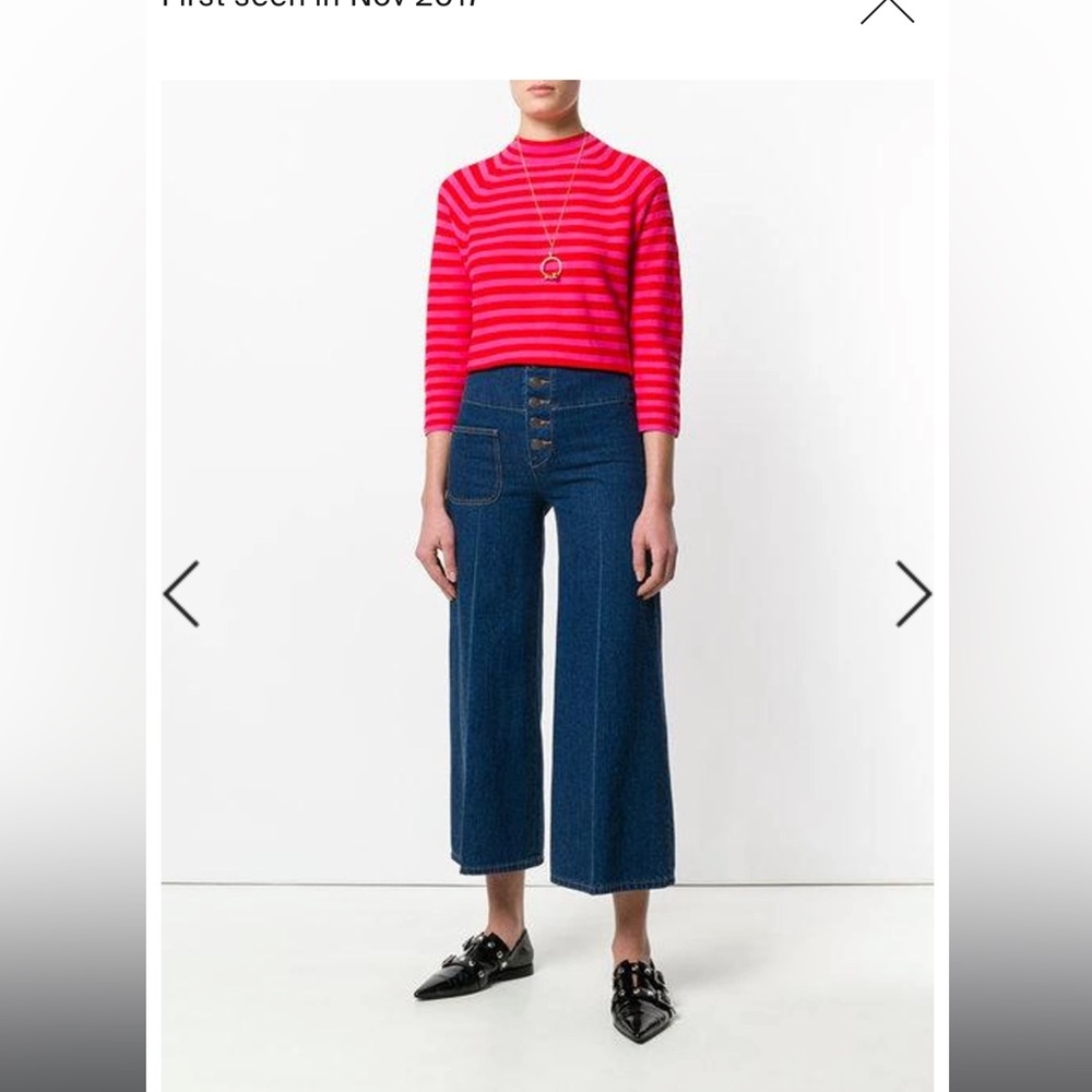 Marc Jacobs high waisted cropped jeans